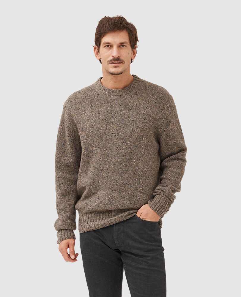 Rodd & Gunn Cox Road Crewneck Sweater Gravel