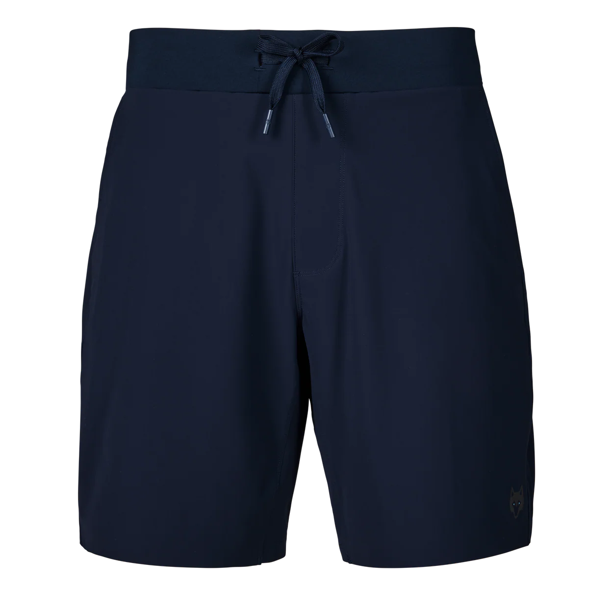 Greyson Coywolf athletic shorts in dark navy blue with drawstring waist and clean minimalist design.