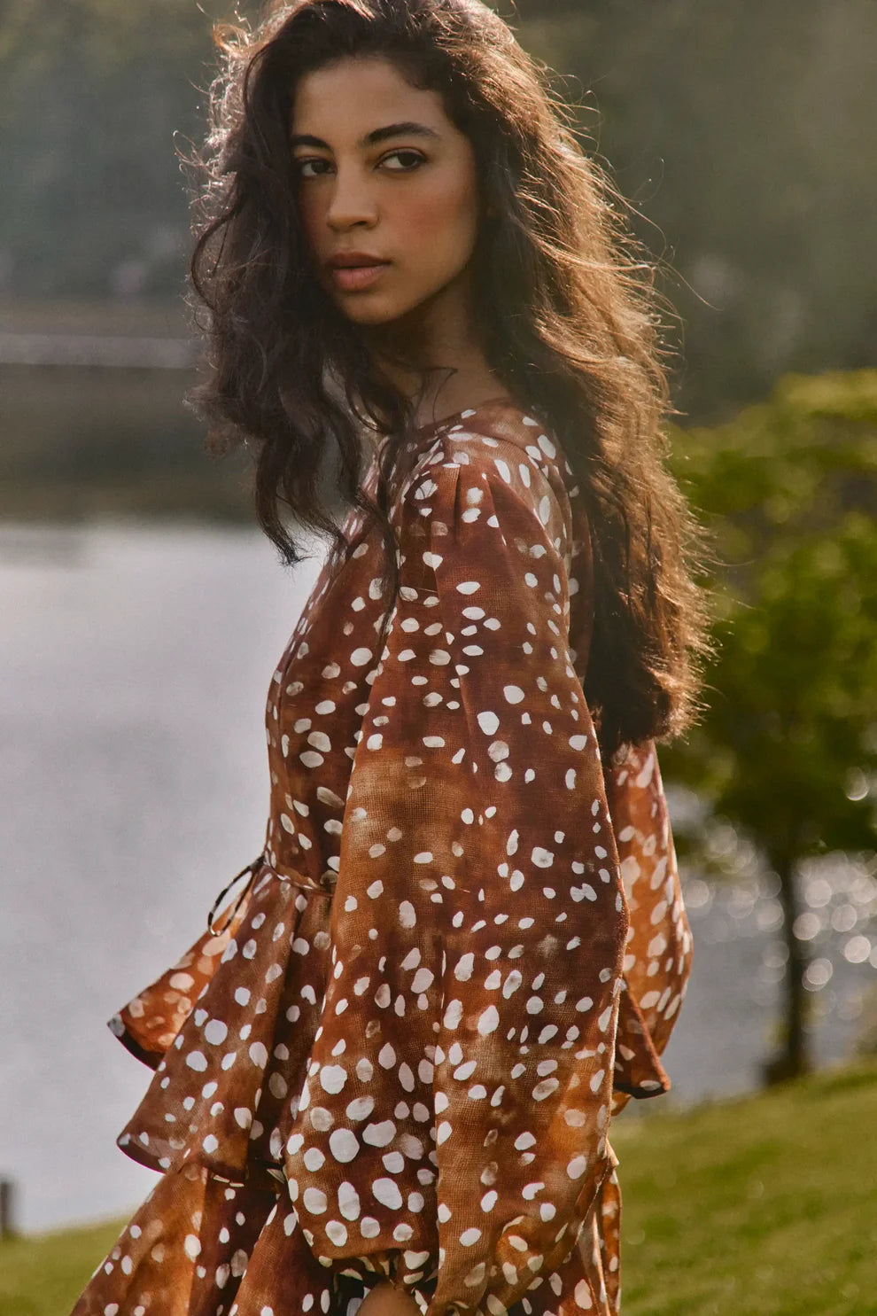 Hunter Bell Chelsea Dress Dappled Doe