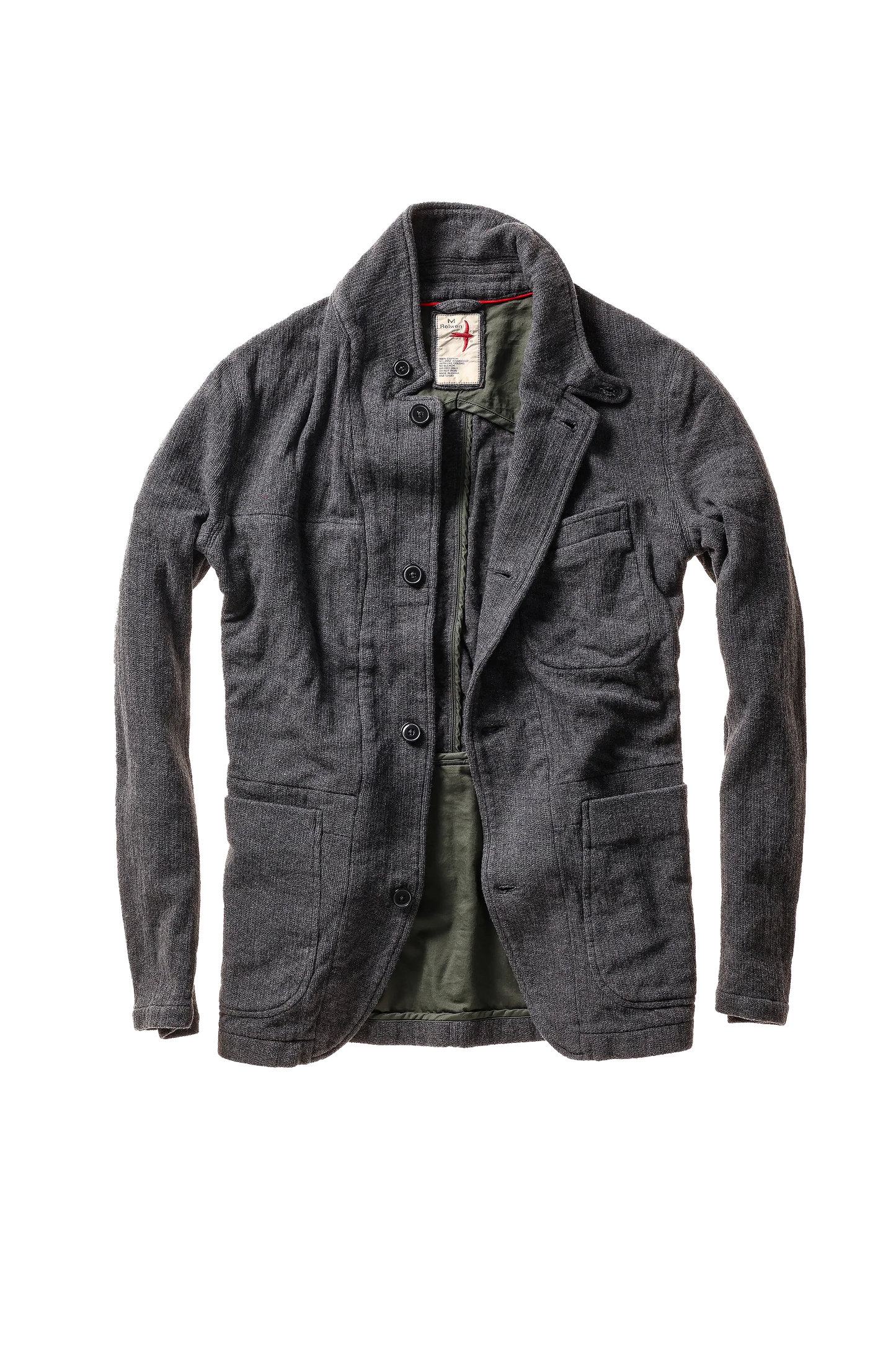 Relwen Sweatshirt Trap Blazer Dk Grey