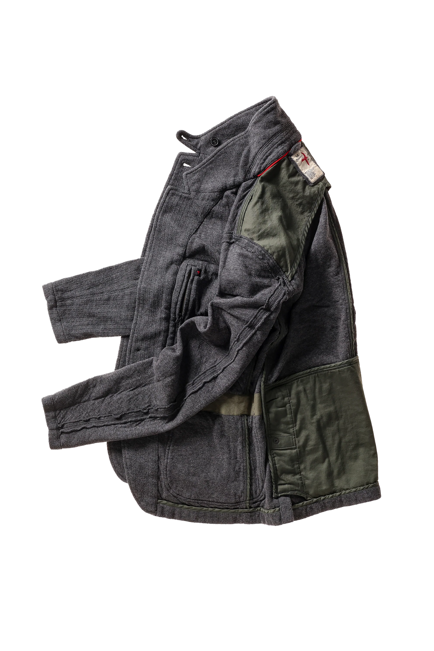 Relwen Sweatshirt Trap Blazer Dk Grey