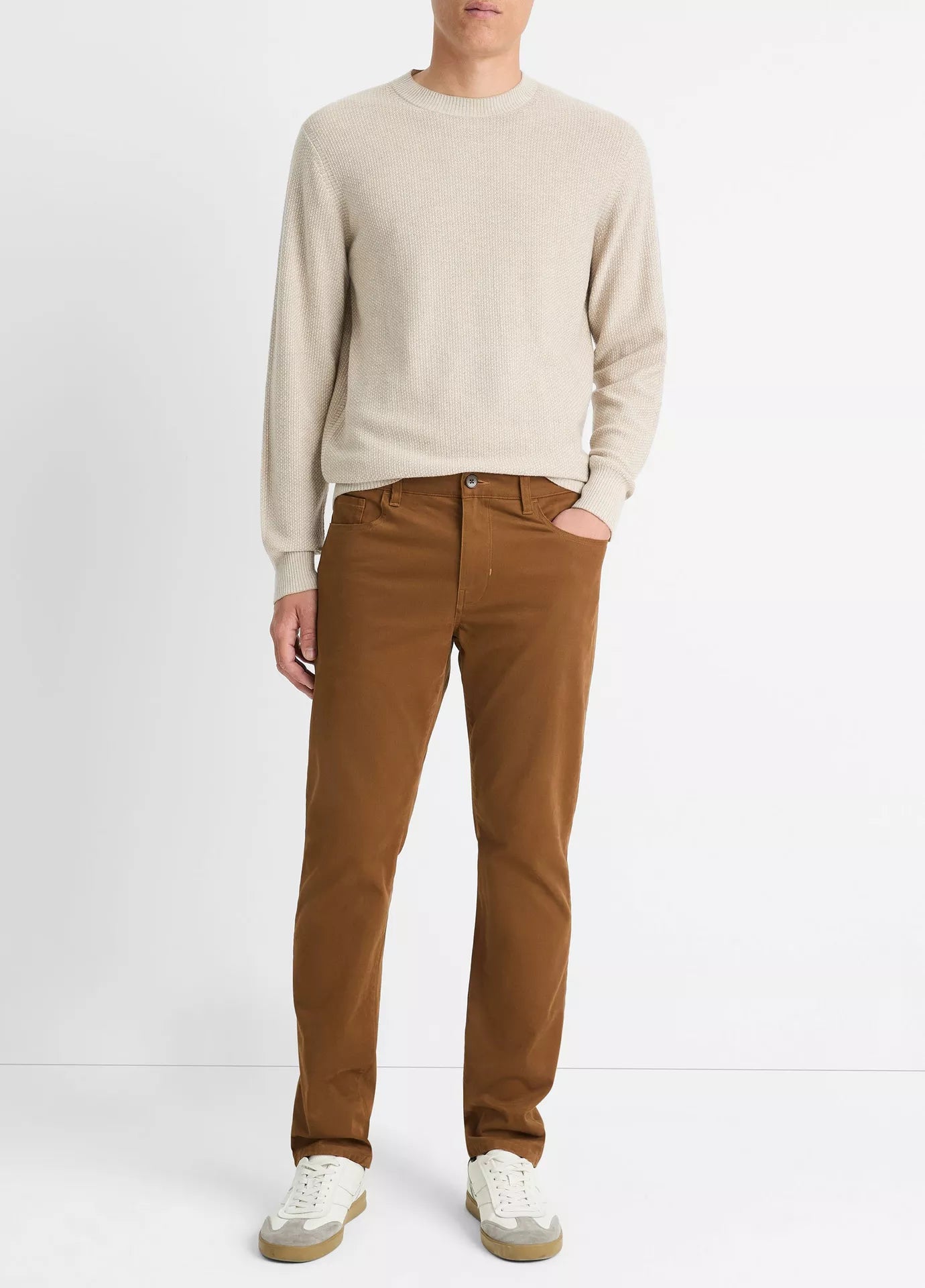 Vince Peached Cotton Dylan Pant Vicuna