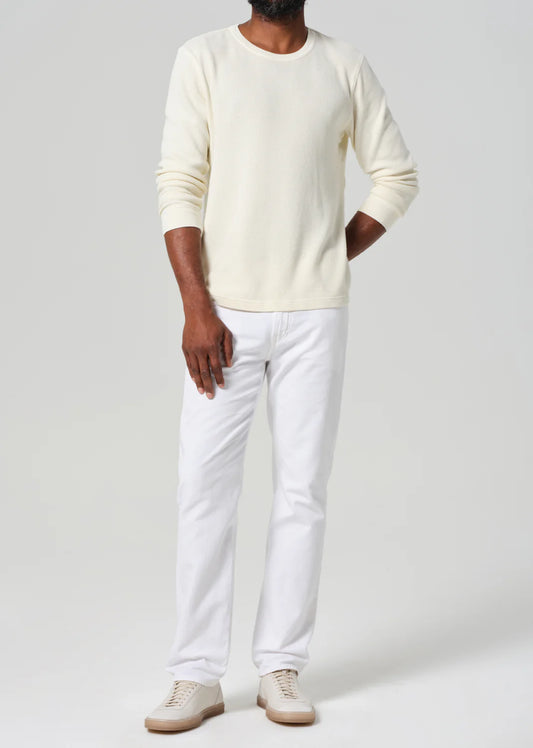 Citizens of Humanity Elijah in Stretch Linen White