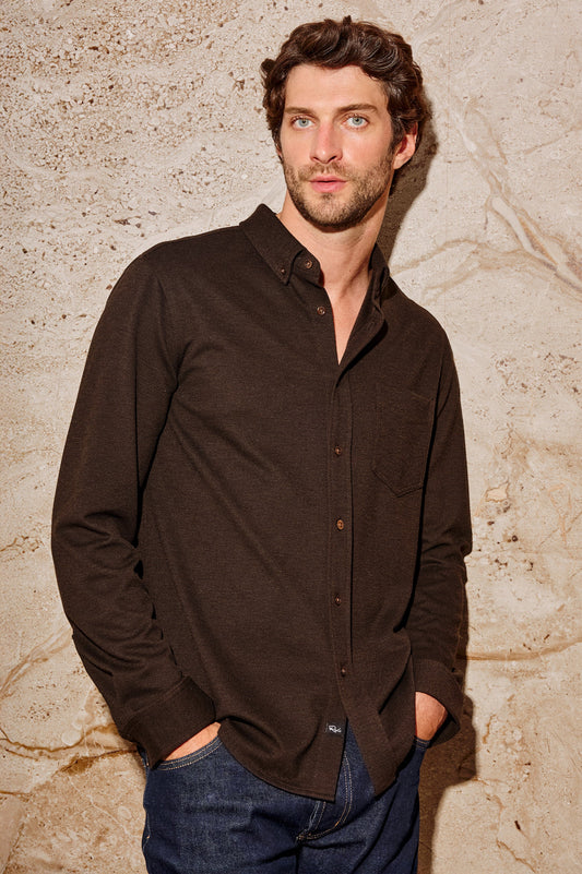 Rails Vincent LS Shirt Espresso