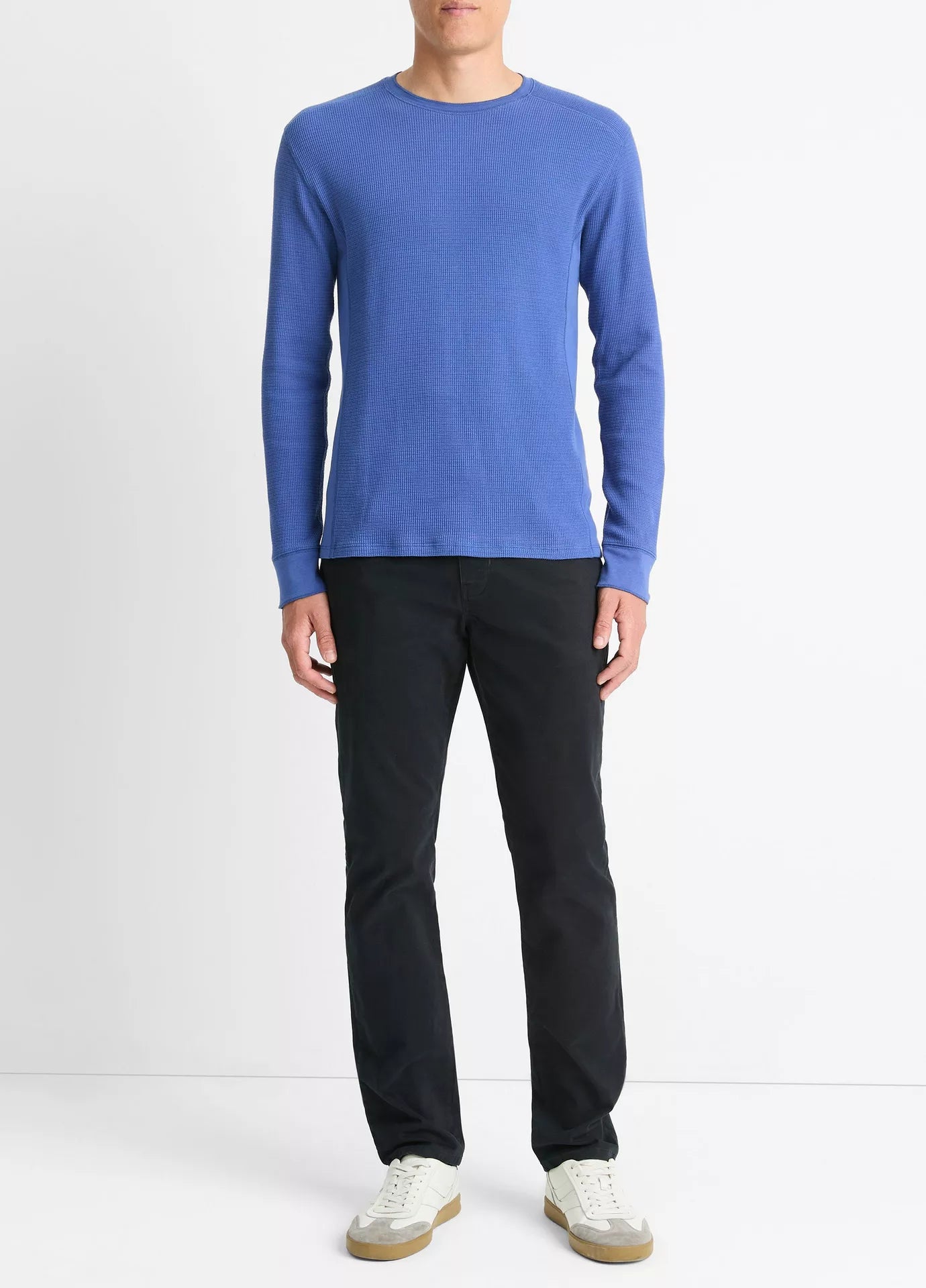 Vince Thermal LS Crew Lt Faded Cobalt