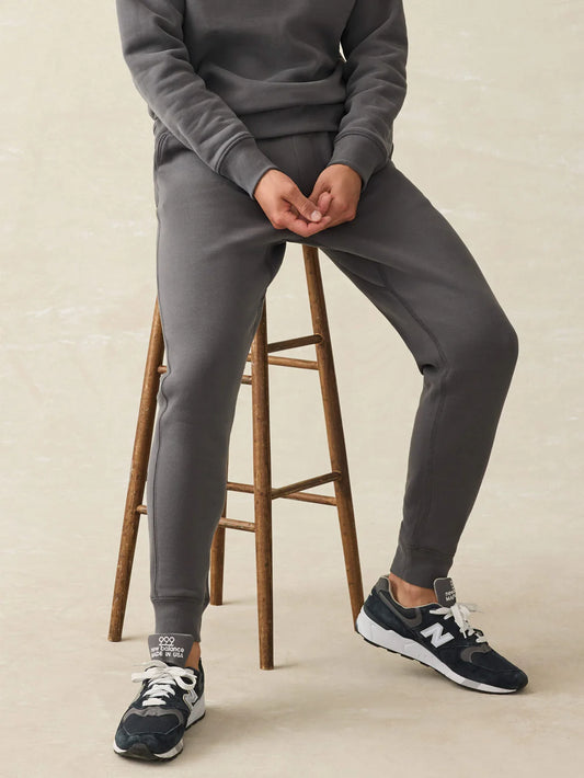 Faherty High Standard Fleece Sweatpant Mountain Black