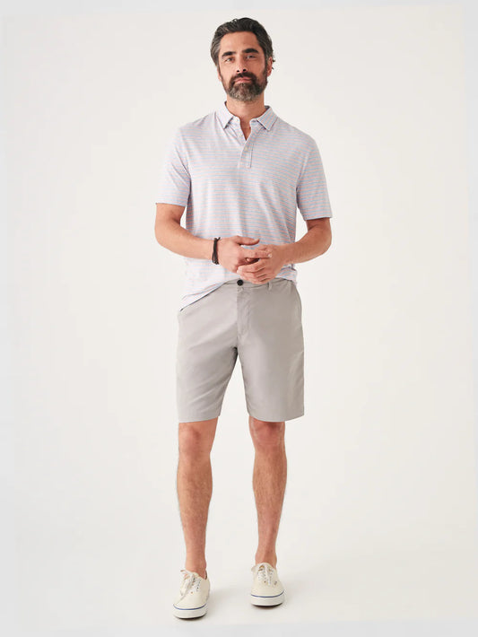 Faherty Movement Chino Short 8" Fossil