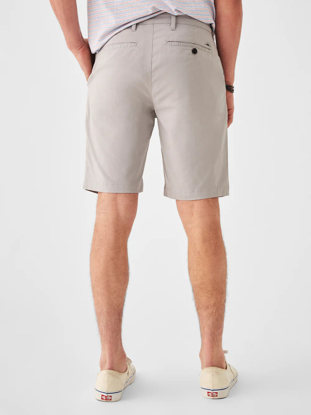 Faherty Movement Chino Short 8" Fossil