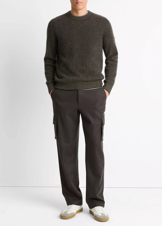 Vince Boiled Cashmere Thermal Crew Frog