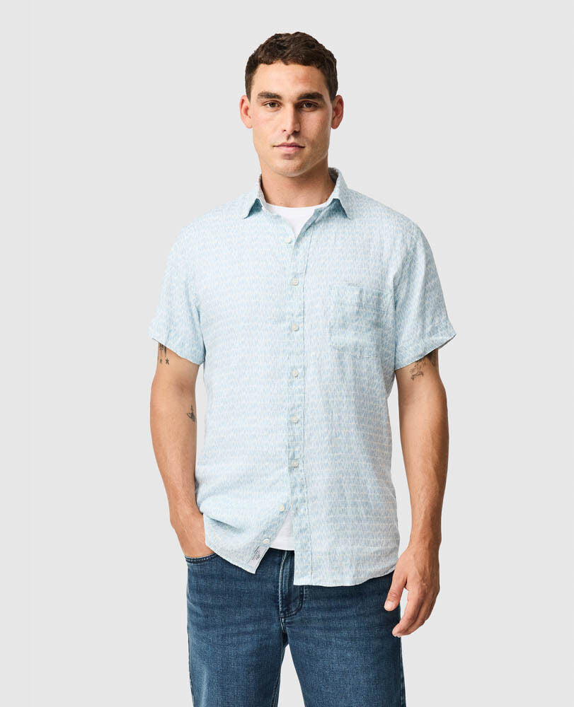 Rodd & Gunn Glenene SS Linen Shirt Dusk