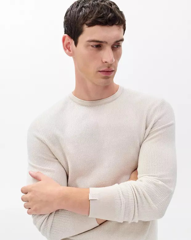Rag & Bone Gregory Merino LS Crew Desert Sand