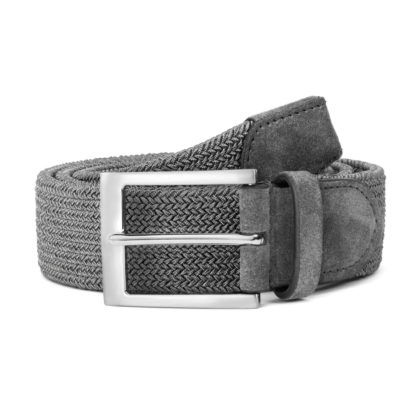 To Boot New York Woven Suede Belt Lavagna