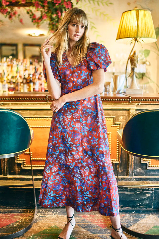 Hunter Bell Harrison Dress Crimson Canyon