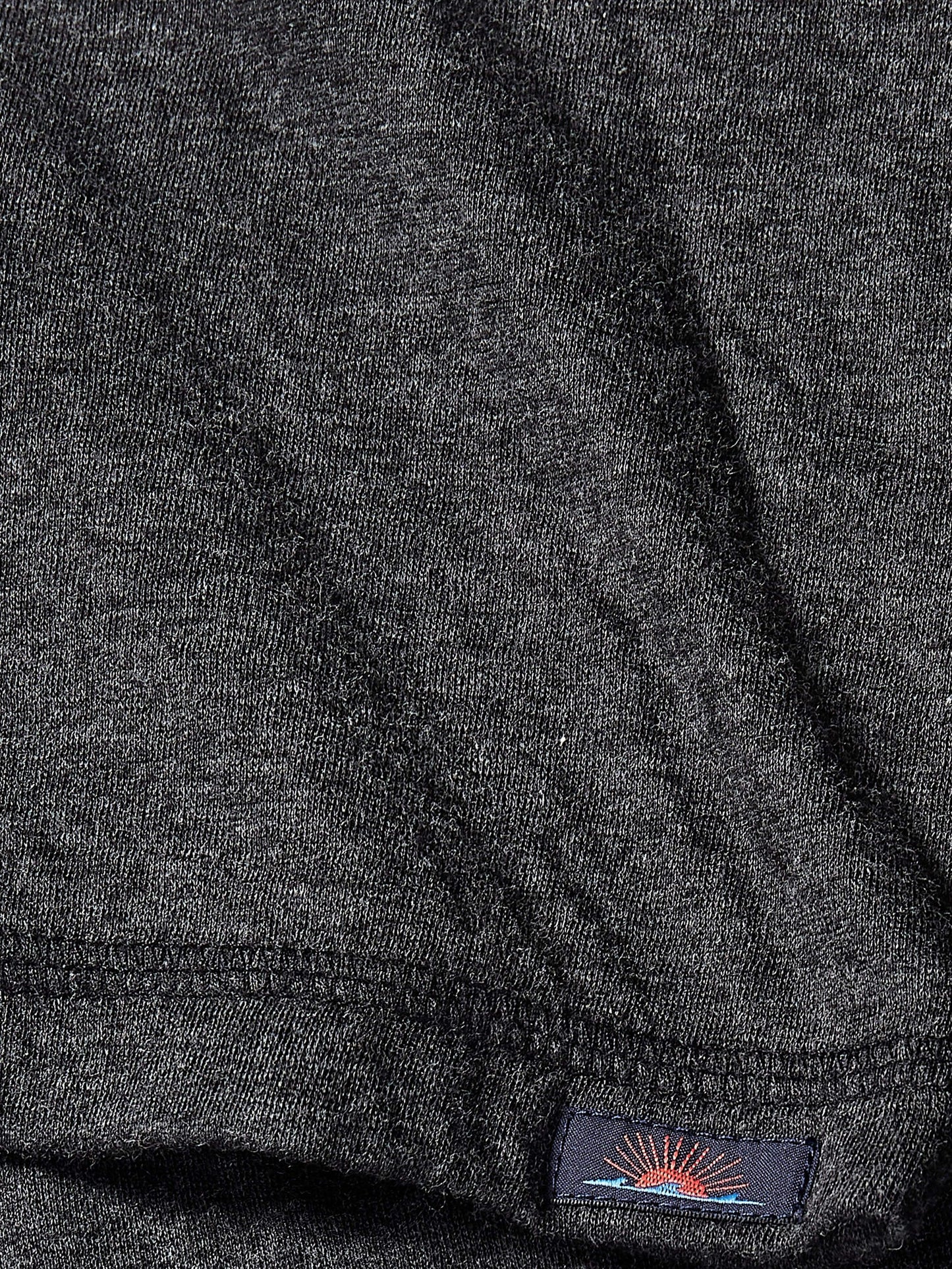 Faherty LS Cloud Henley Charcoal Heather