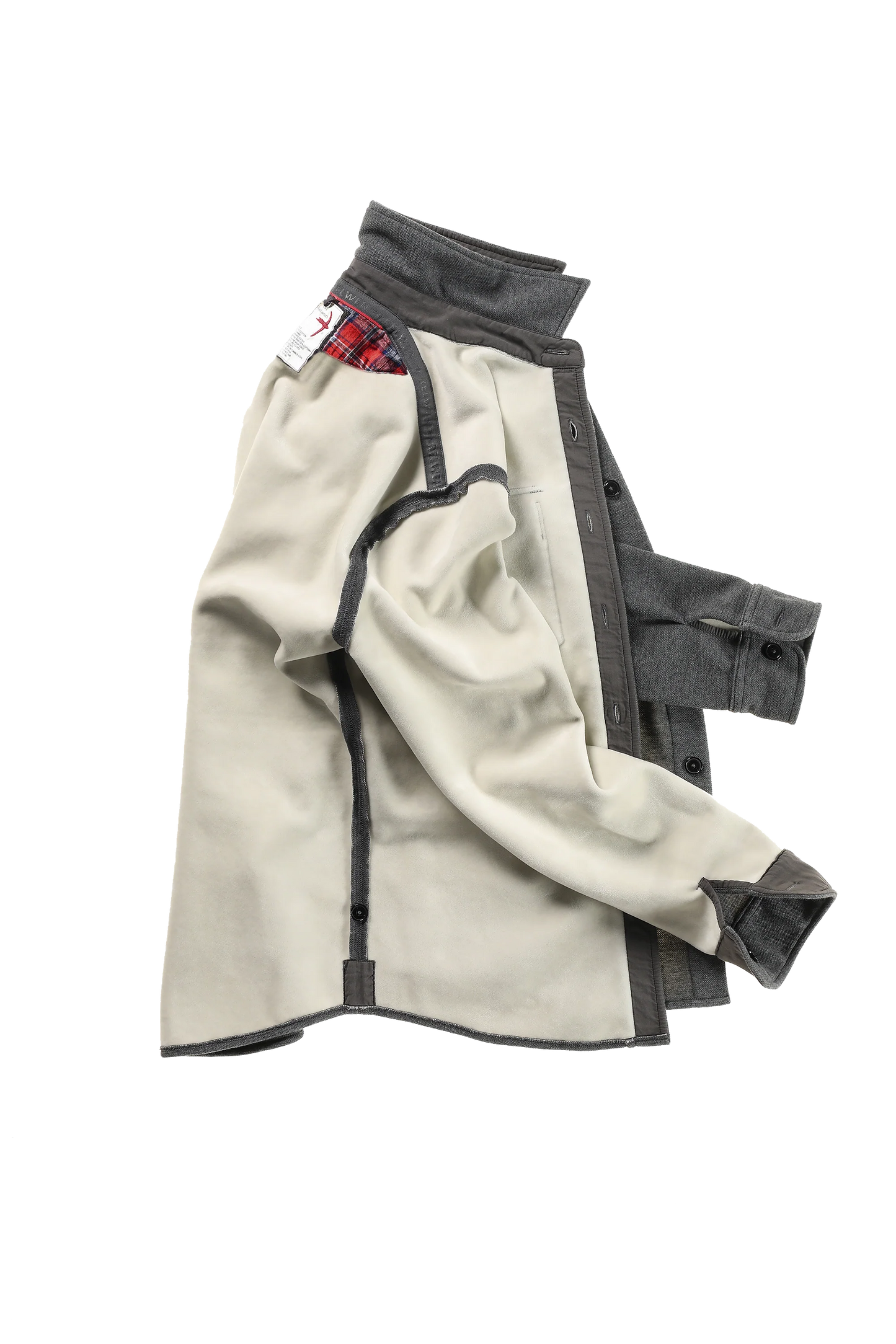 Relwen Pique Fleece Workshirt Dark Grey