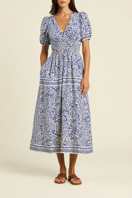 Trovata Sonia Dress Hydra Border