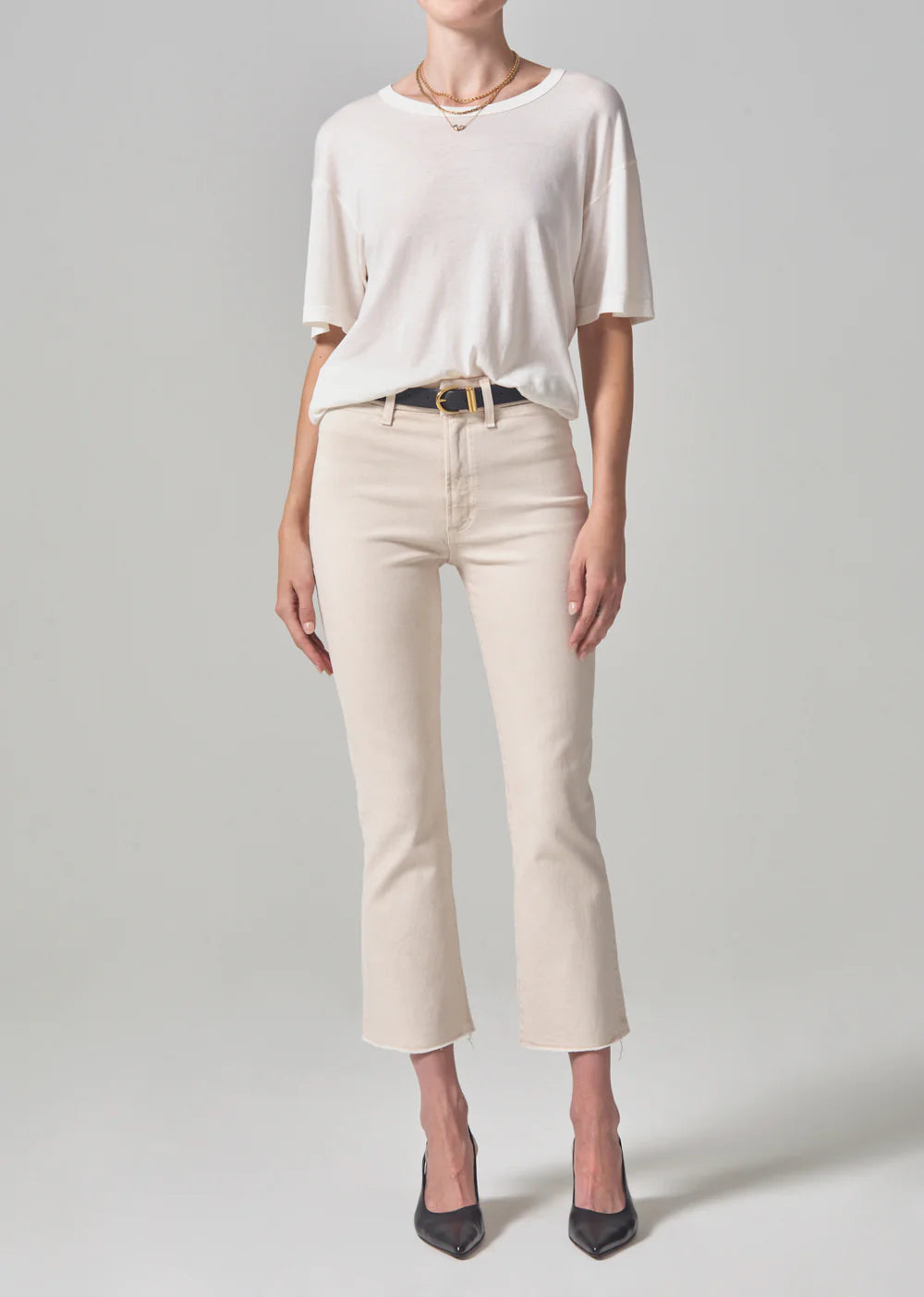 Citizens of Humanity Isola Cropped Trouser Almondette