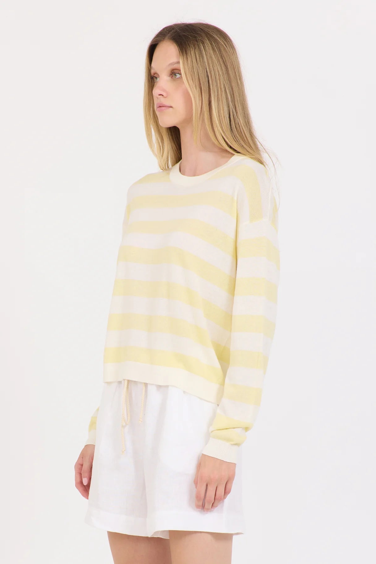 One Grey Day Sloane Boxy PO Ivory Combo