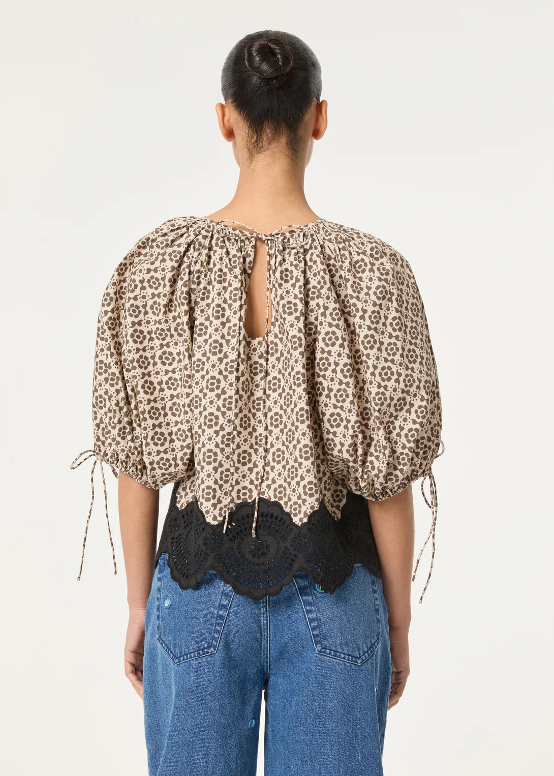 Rhode Rowan Top Kalahari Floral Eyelet