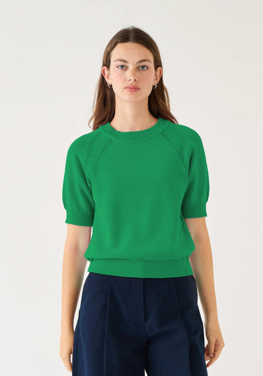 Demylee Arden Cotton Top Kelly Green