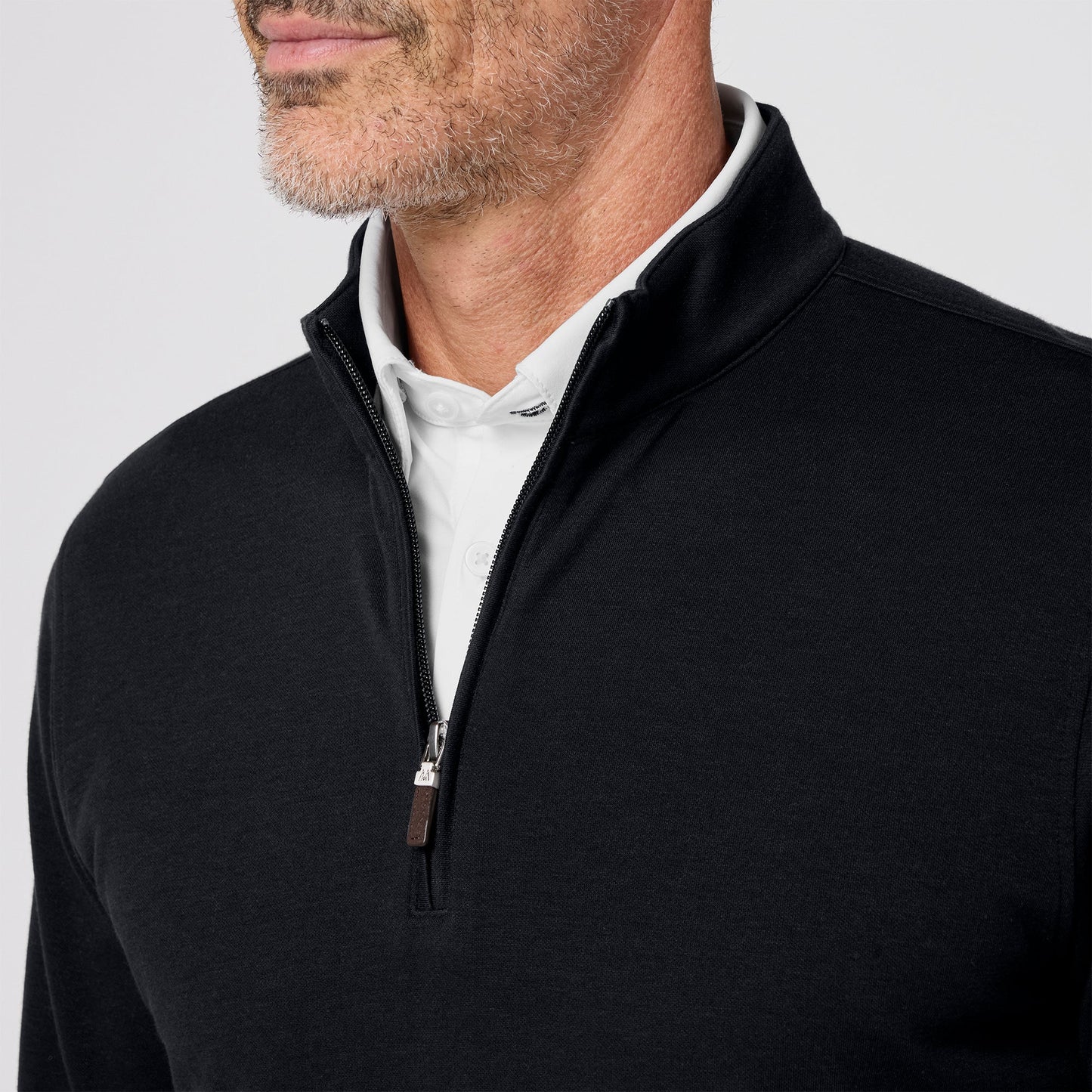 Mizzen + Main KPI 1/4 Zip Black