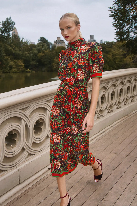 Hunter Bell Langley Dress Holiday Floral