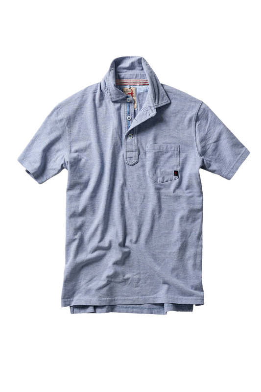 Relwen Fineline Jersey Polo Lt Blue/Wht