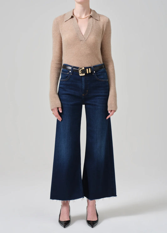 Citizens of Humanity Lyra Wide Leg Crop Lotus