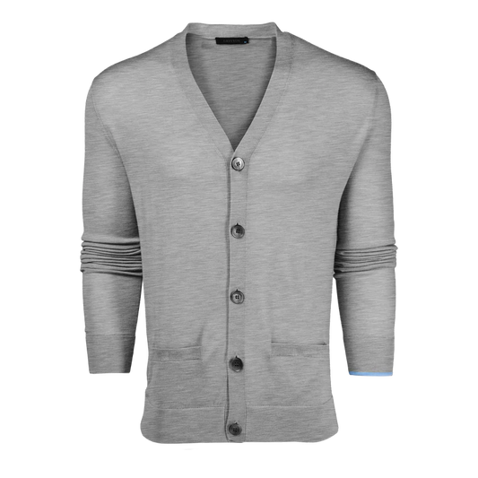 Greyson Saratoga Cardigan Lt Grey Heather