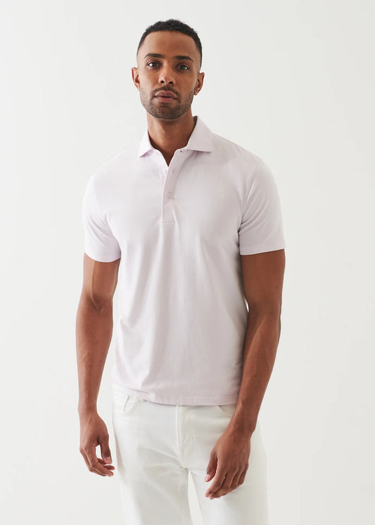 Patrick Assaraf SS Iconic Polo Misty Rose