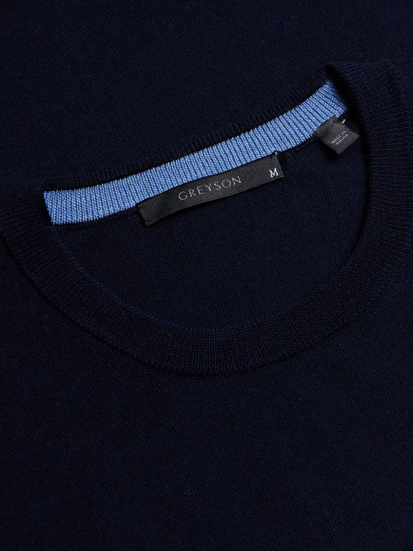 Greyson Saratoga Crew Neck Maltese Blue
