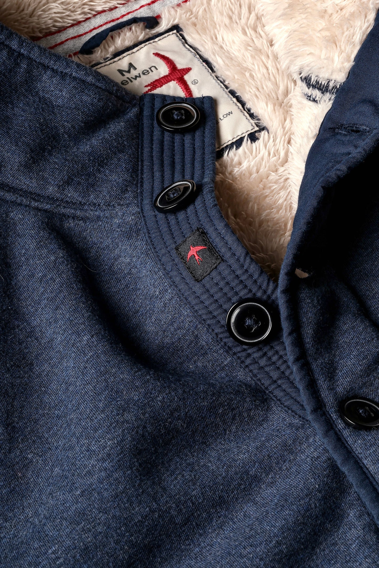 Relwen Superfleece Mock Navy