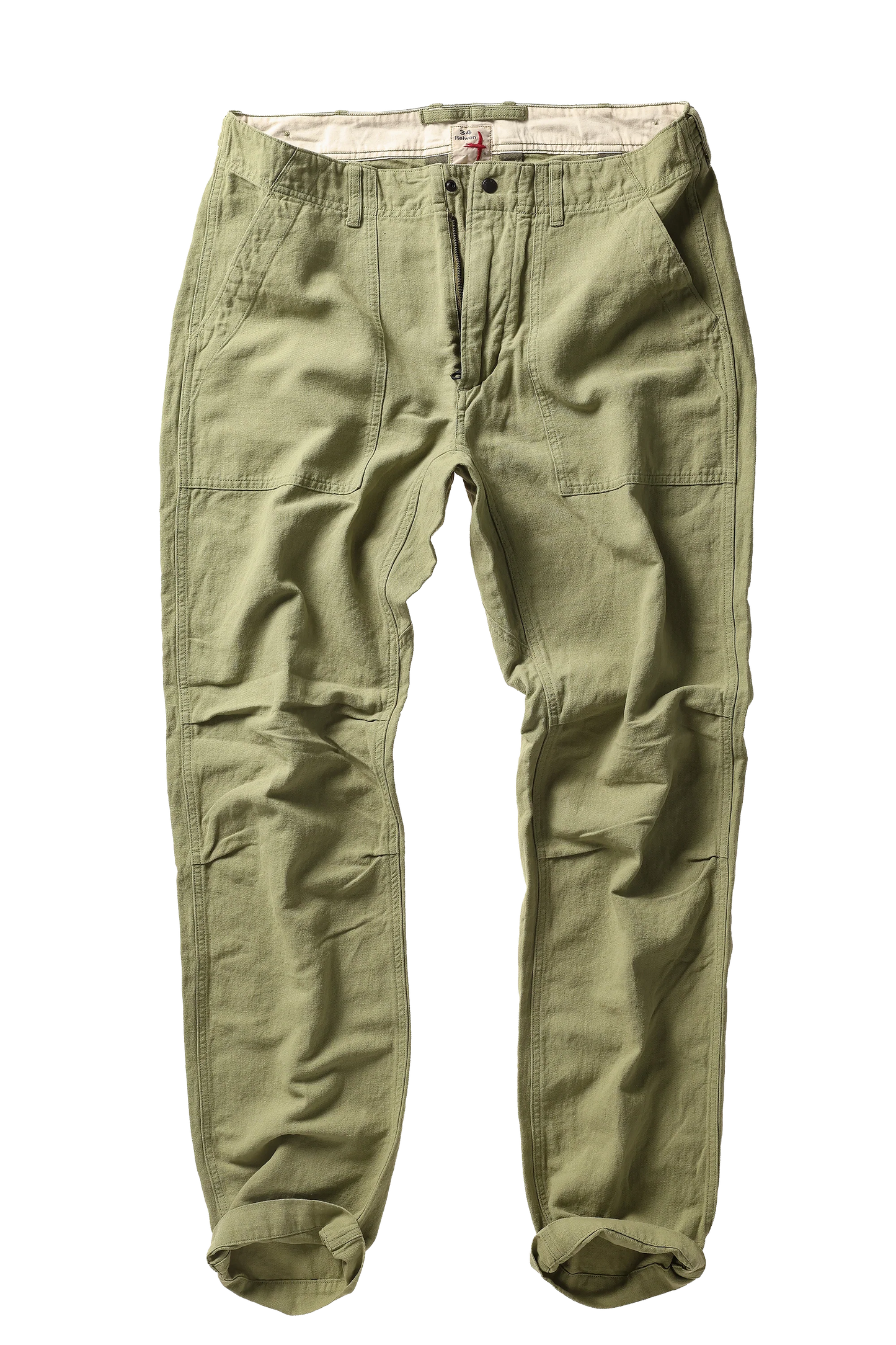 Relwen Cotton/Linen Supply Pant Lt Olive