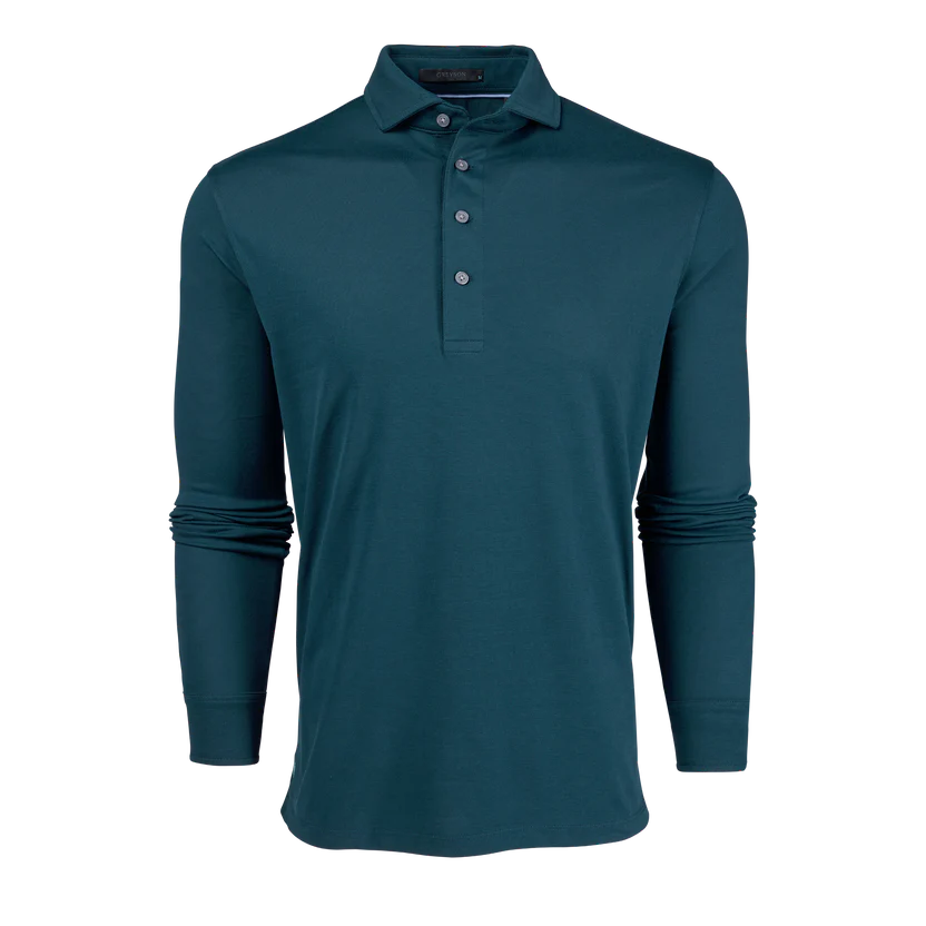 Greyson Omaha LS Polo Aegean
