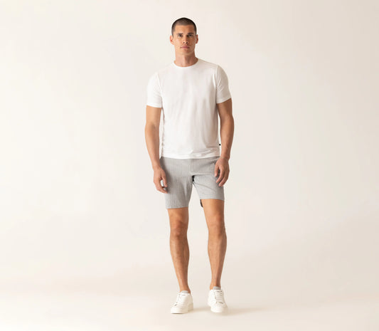 Deke SS Modern Crew T Shirt Optic White