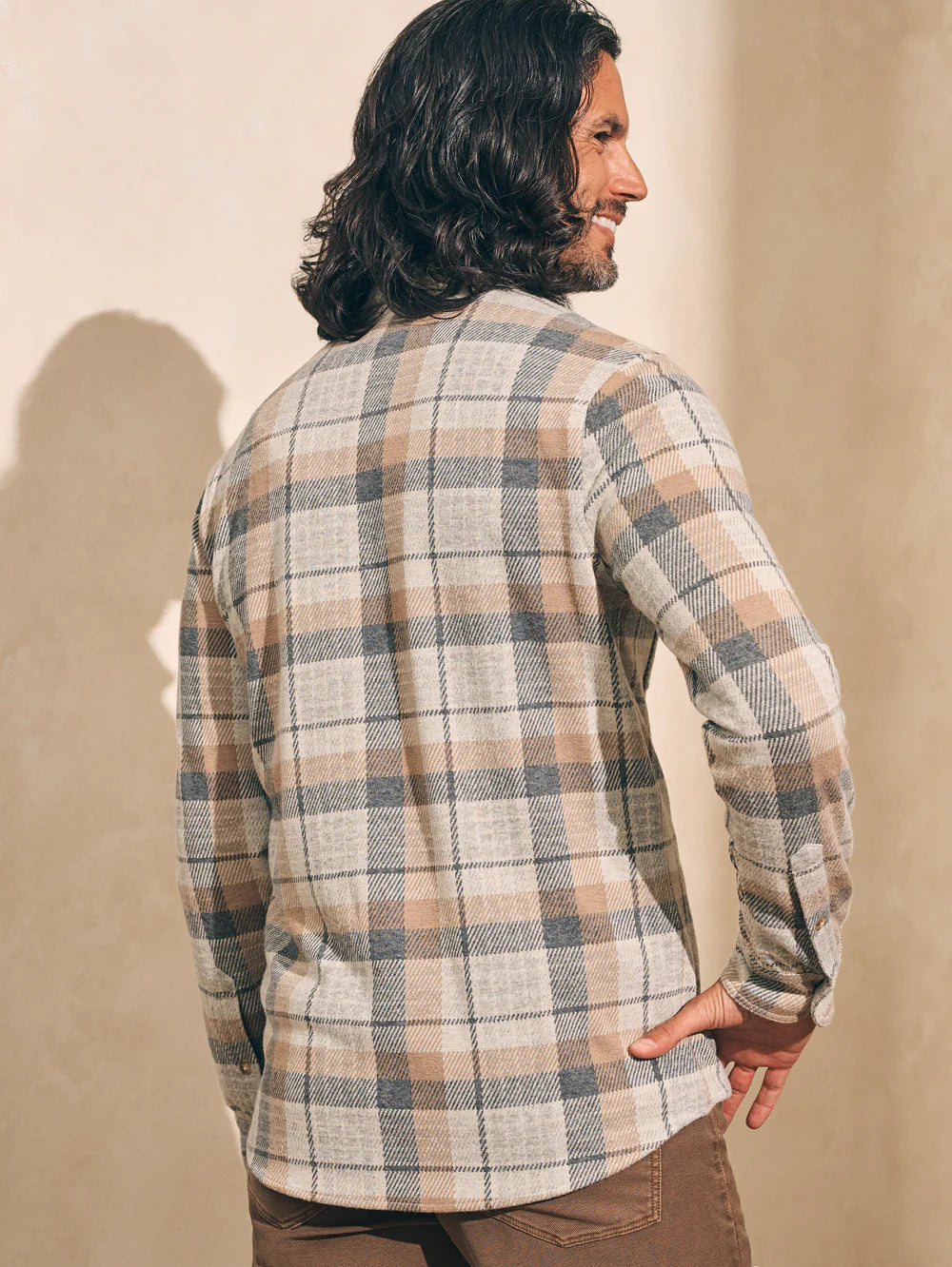 Faherty Legend Sweater Shirt Western Outpost Plaid