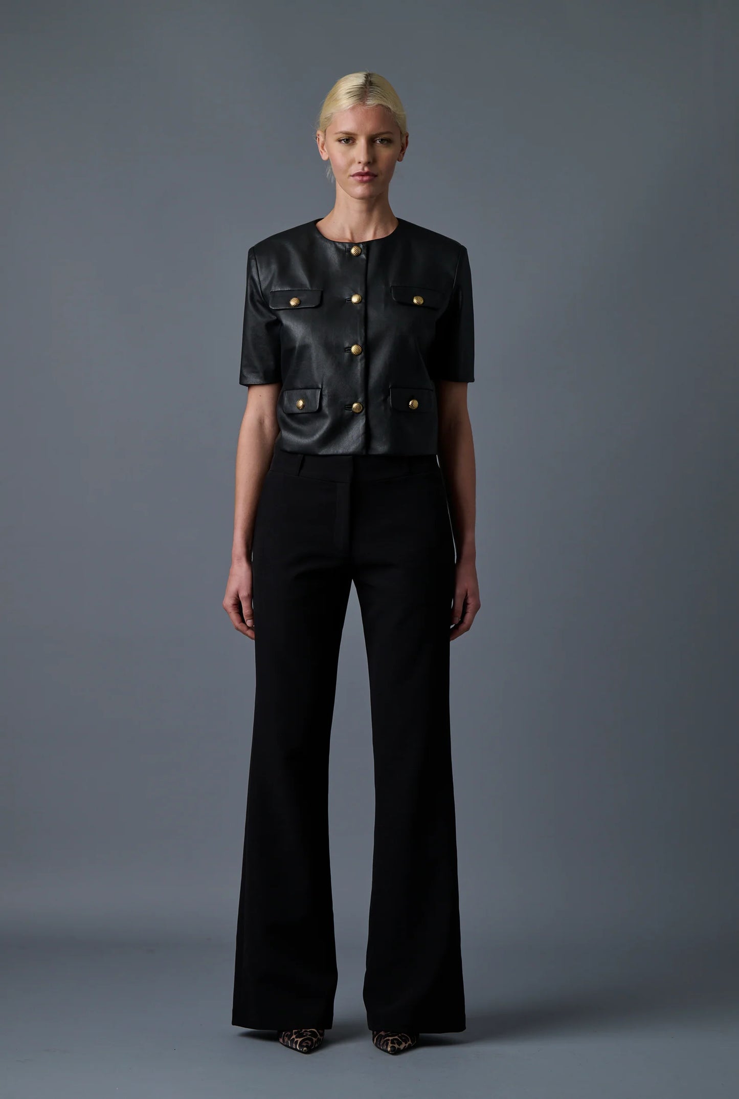 Le Superbe Paradis SS Shirt Jacket Black