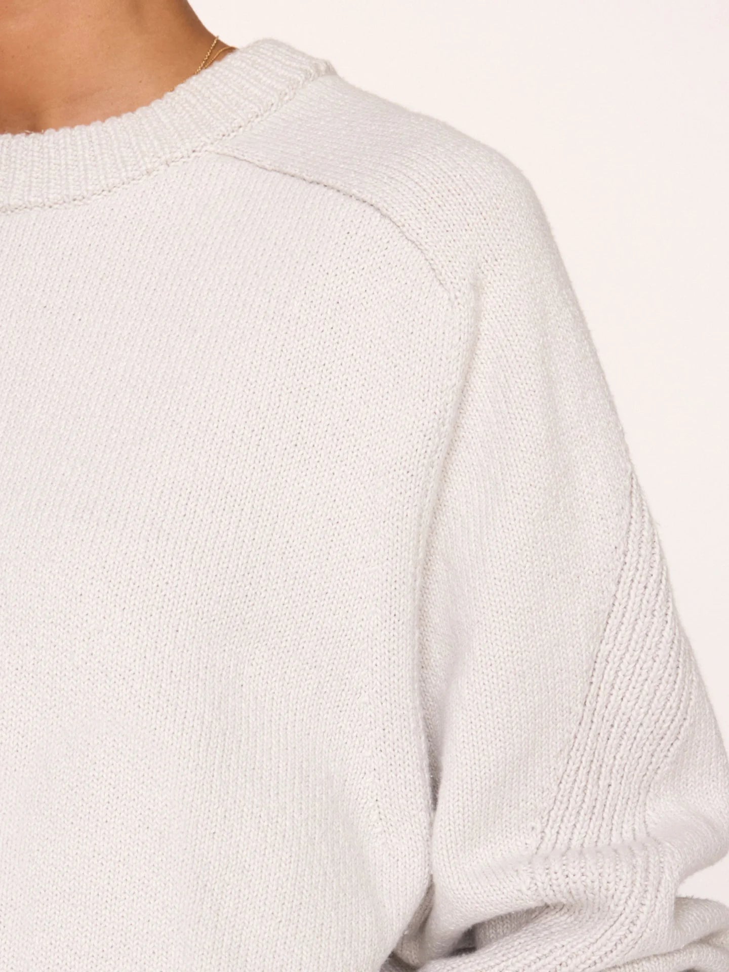 Brochu Walker Pele Knit Sweatshirt Dove Grey