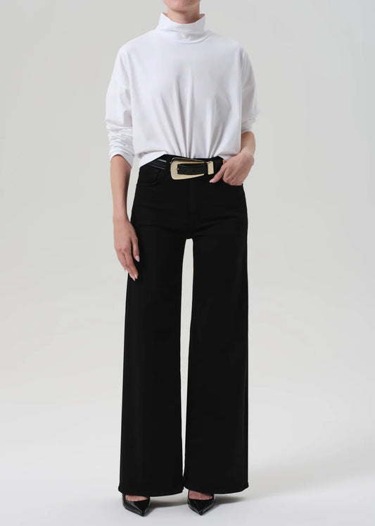 Citizens Lyra Long Wide Leg in Plush Black