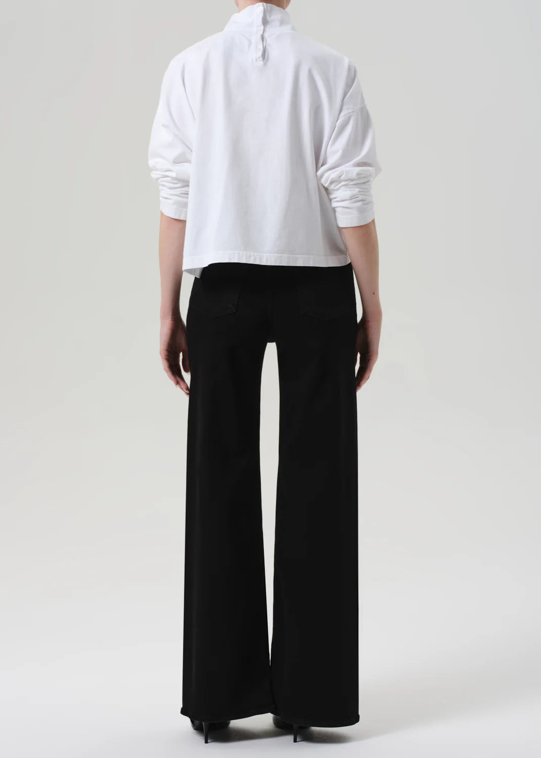 Citizens Lyra Long Wide Leg in Plush Black