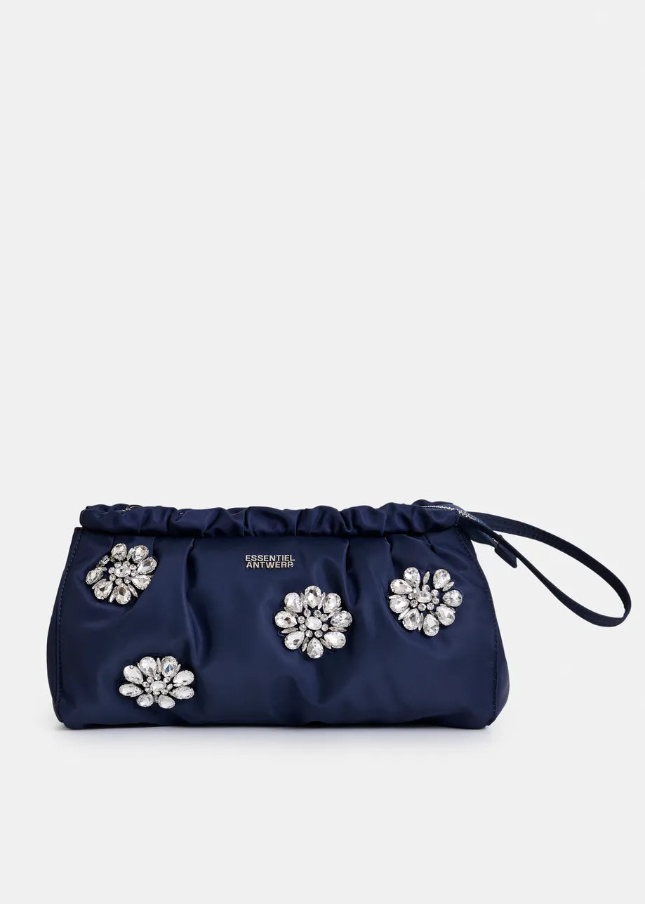 Essential Antwerp Jimone Embroidered Pouch Dark Navy