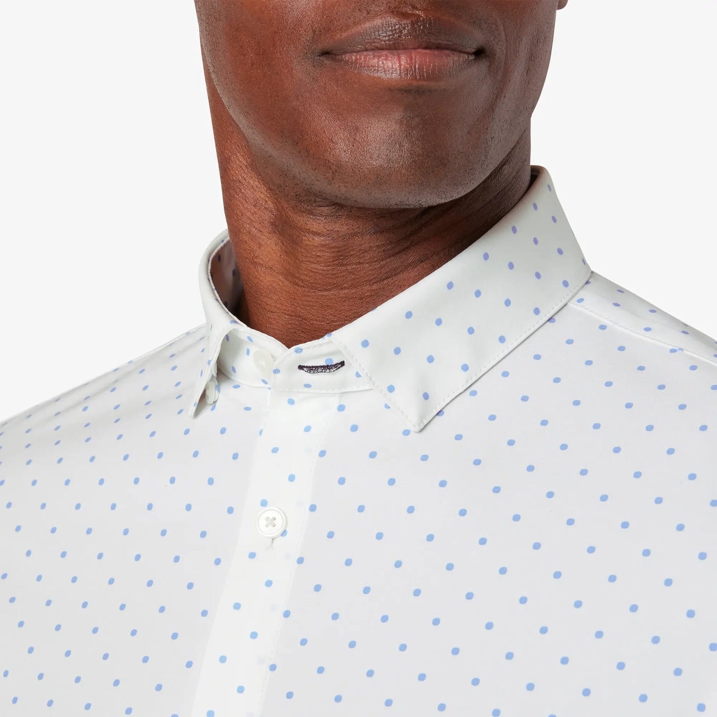 Mizzen + Main Leeward SS Dress Shirt Provence Dot