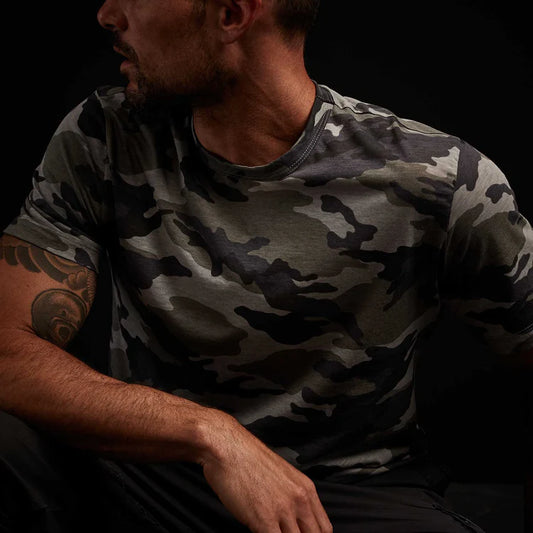 James Perse Clear Camo Jersey Crew
