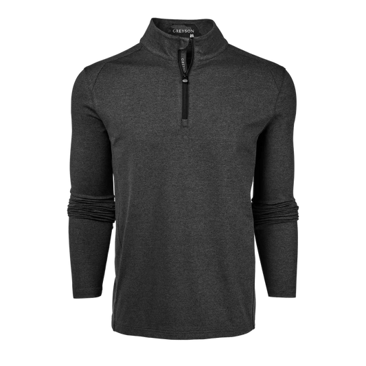 Greyson Rhinebeck 1/4 Zip Dark Grey Heather