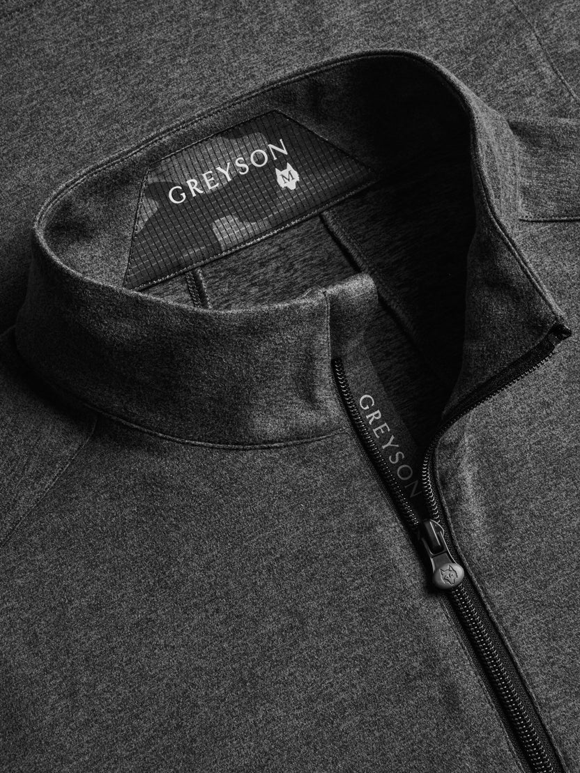 Greyson Rhinebeck 1/4 Zip Dark Grey Heather