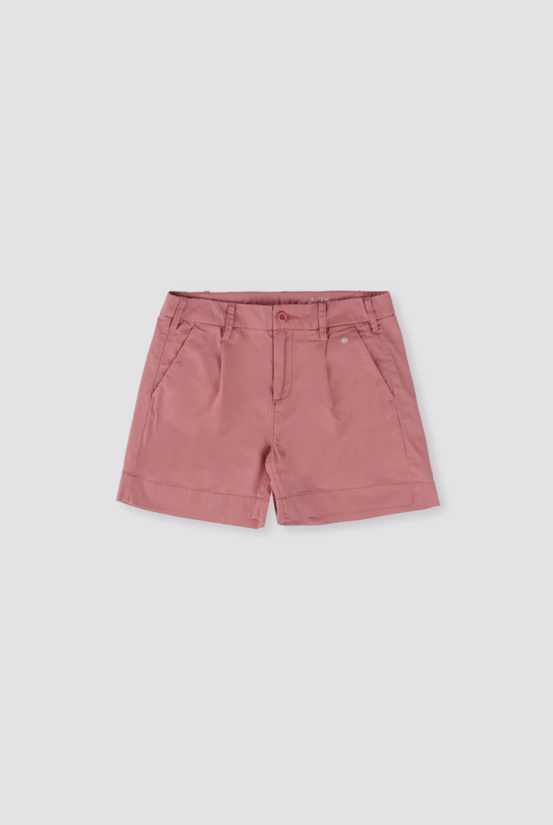 G1 Pleated Shorts Rose Twill