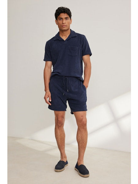 Velvet Salem Terry Short Navy