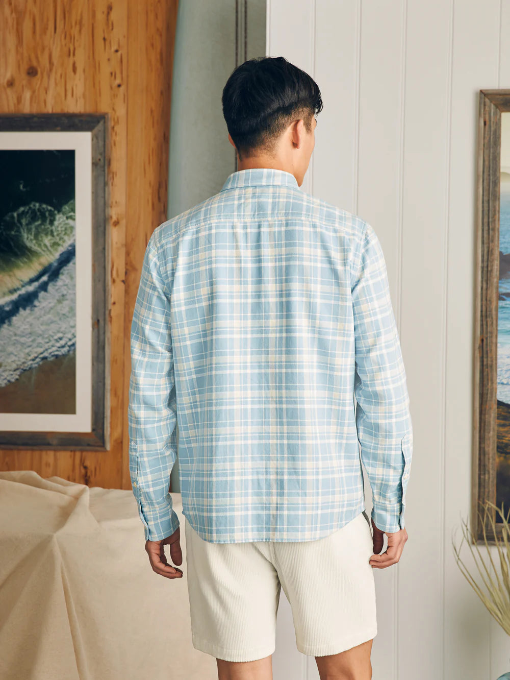 Faherty The Surf Flannel Seabrooks Sands Plaid