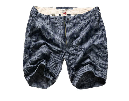 Relwen Seersucker Flyweight Short Navy/Blue