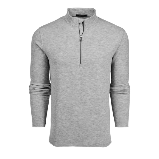 Greyson Troy 1/4 Zip Smoke Heather